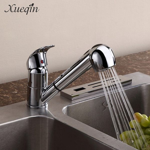 

xueqin g1/2 pull out spray bathroom sink basin water faucet taps bathroom chrome finished mixer tap faucet deck mounted