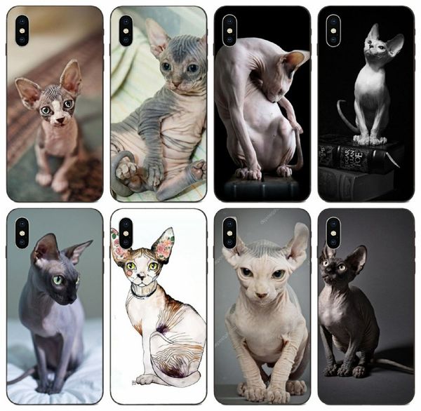 

tongtrade] sphynx cat case for apple iphone 11 pro xs max 8s 7s 6s samsung j3 j5 s10 huawei p30 p7 lite htc desire 12 plus case