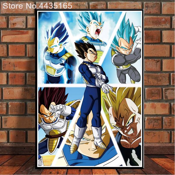 

poster z - goku fighting japan anime vegeta ultra wall art picture posters and prints for living room decorative