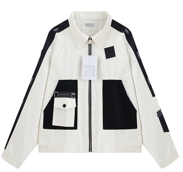 

продажа новый бренд мода роскошный дизайнер мужчины джинсовая куртка женщины пара куртки европа америка классический досуг пальто, Black;brown