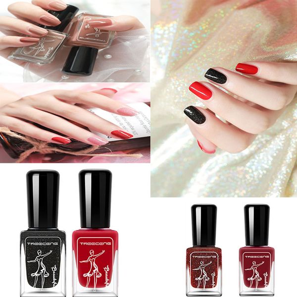 

nail polish glitter sequins waterproof long lasting varnish nude pearlescent glitter sequins nail lacquer