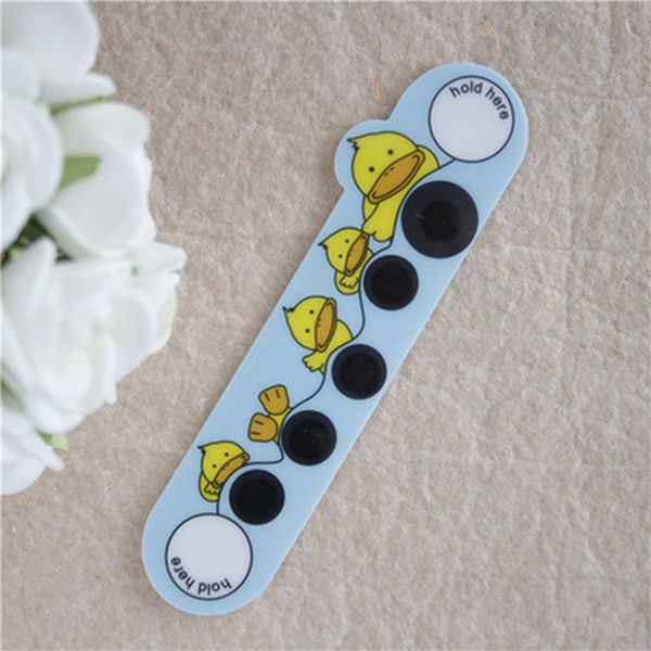 

1/5pcs baby kids cartoon sticker forehead strip head thermometer fever body temperature test safe