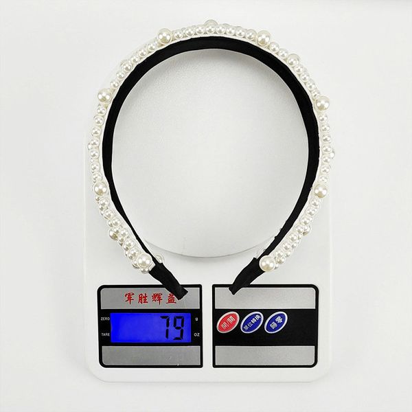 

79g weight broadside gorgeous pearl hair bands hair style with headbands sale hair band for women aspmw, Black;brown