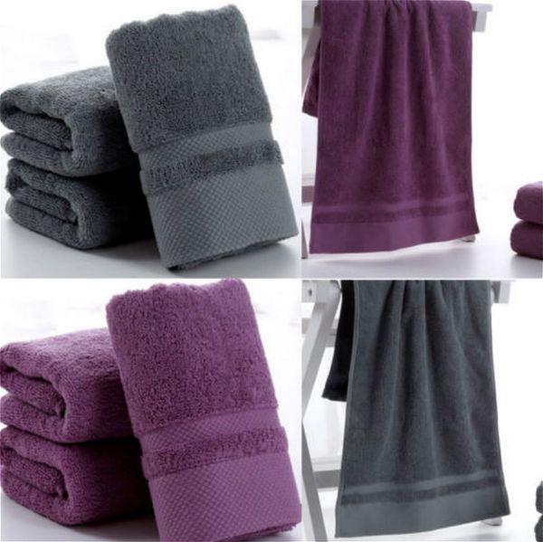 

3pcs face hair bath towels bamboo fiber soft cotton comfortable towel grade men women family beach towel sets