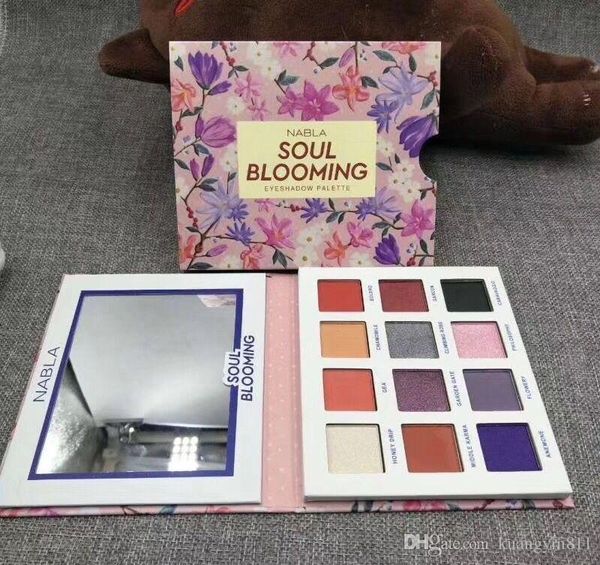 Ombretto di trucco di vendita calda NABLA SOUL Blooming 12colors Eyeshadow Palette Shimmer Matte Eye Shadow Alta qualità