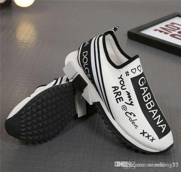 

2020 new mens womens fashion luxury white leather platform shoes flat casual shoes lady black red pink sneakers