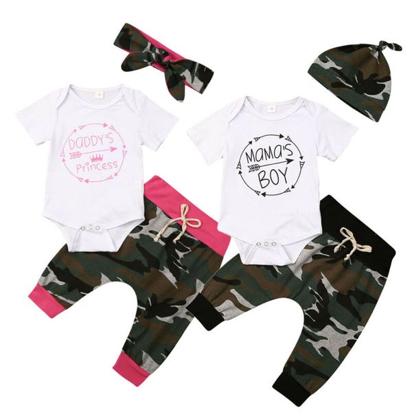 

0-18m baby cotton clothes sister brother matching set newborn infant babies girl boy bodysuit pants hat outfit clothing set, Pink;blue