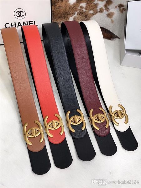 

new fashion imported leather lady designer belt brand belt fashion business leisure women's belt wholesale, with gift box, Black;brown