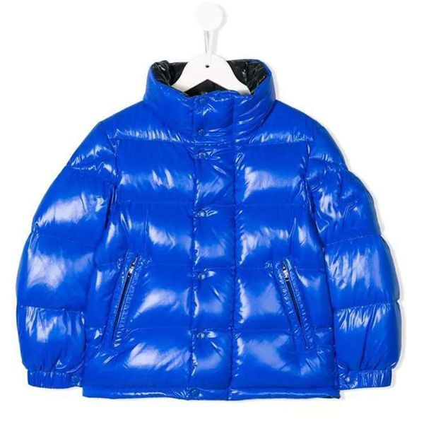 

winter fashion down coat brand men women thick jacket warm outwear fluorescent blue glaze surf designer parka windbreaker duck down b101135l, Black