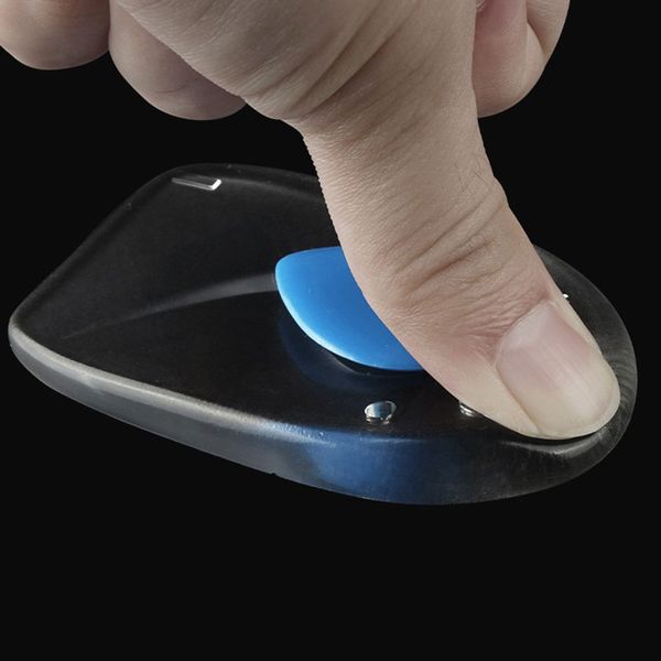

1 pair silicon gel insoles foot pad heel cushion men women soles high heel inserts relieve pain protector spur support shoe pad, Black
