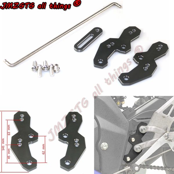 

motorcycle cnc adjustable rear set rearsets footrest foot rest for r15 v3 2018-2019