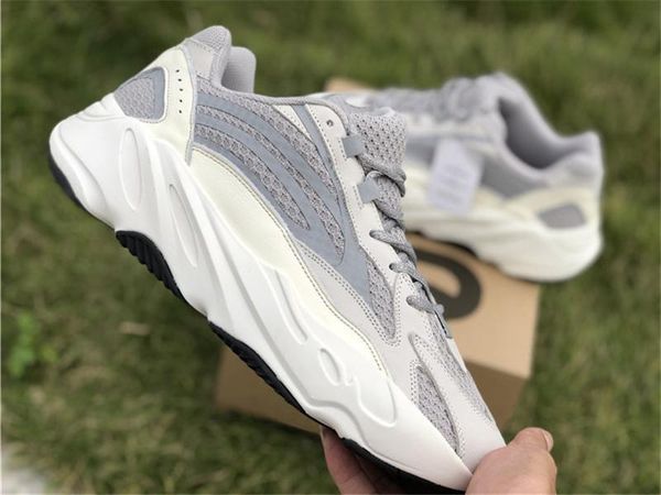 

2020 authentic 700 v2 static kanye west outdoor shoes for men women runner wave mauve triple white ef2829 limited sports sneakers with box