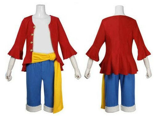 

one piece years later outfit cosplay costume, Black;red