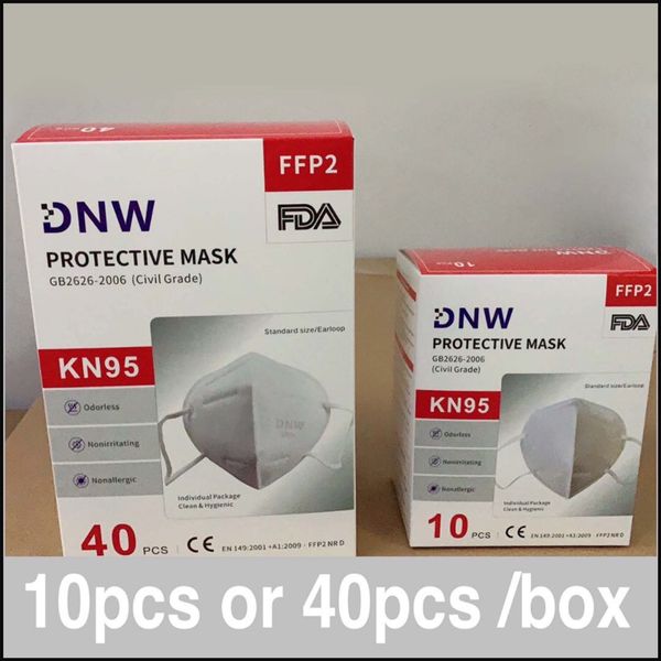 

fda ce dnw n95 mask particulate respirator ffp2 mask anti-dust reusable kn95 face mask with individual package fast ship