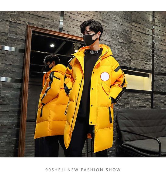 

mens winter jacket canada new goose luxury designer jackets custom warm duck down coat trend fashion long men parka special, Black