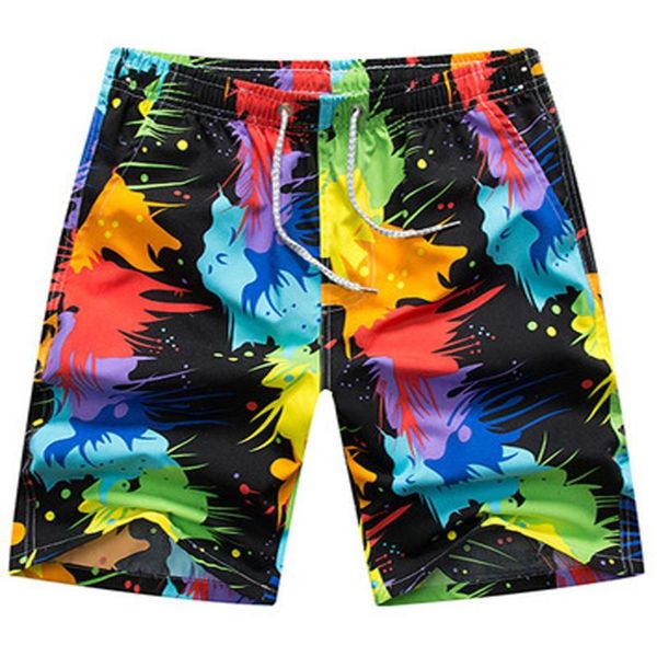 

beach pants multicolor quick drying swim beach shorts quick men's surf board shorts random pants summer swimming