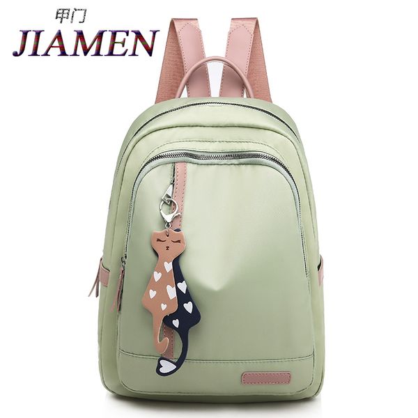 

2020 backpack ladies backpack fashion ladies shoulder bag solid color school bag suitable for girls kids travel school