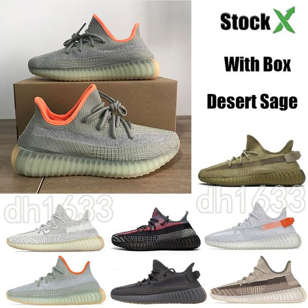 

new color size13 earth desert sage kanye west v2 3m black reflective static cinder yechiel tail light cream running shoes designer sneakers