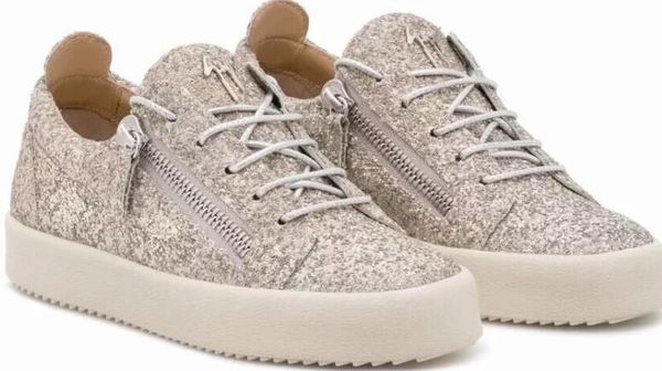 

2019 italy luxury zanotti matching zipper men and women low flat hoe genuine leather men hoe de igner neaker trainer 35 47