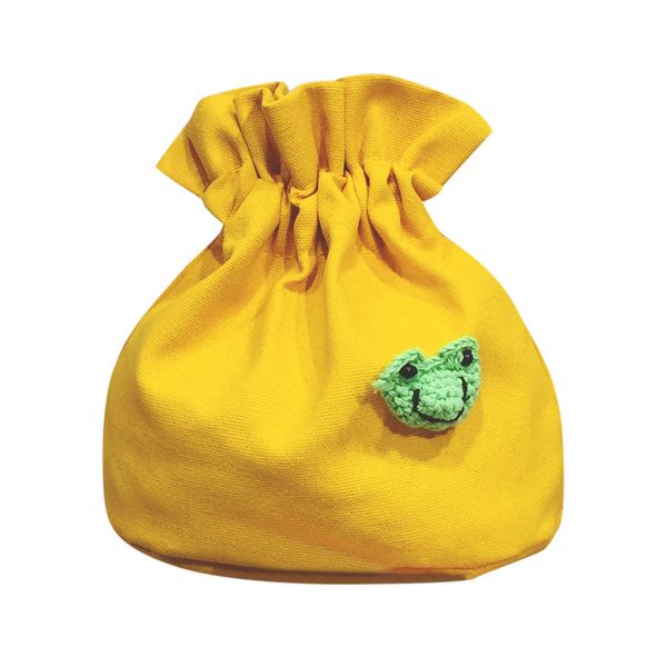 

canvas drawstring travel crossbody bags for women 2019 cute frog decor handbag female shoulder bag messenger bag bolsos mujer