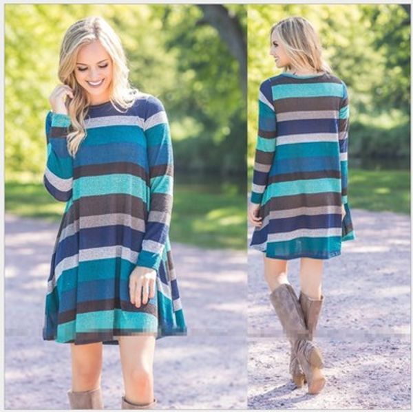 

женские печатные платья с длинным рукавом мода новое прибытие женские повседневные весенние платья для уличной женщины юбки размер s-xl, Black;gray