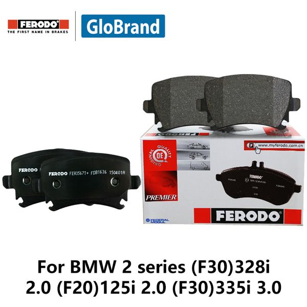 

4pieces/set ferodo front car brake pads for 2 series (f30)328i 2.0 (f20)125i 2.0 (f30)335i 3.0 fdb4489