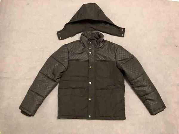 

19fw мужские дизайнерские куртки осень зима гладкая ткань буквы печати полоса хлопок высокое качество с капюшоном длинный рукав 5901, Black;brown