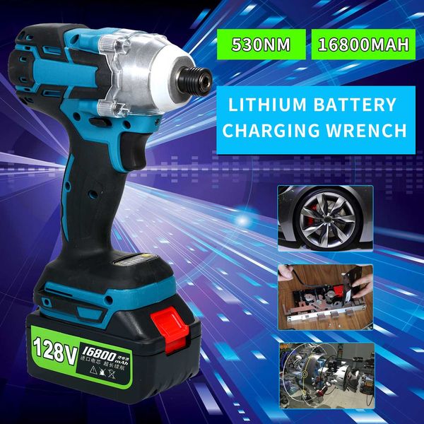 

electric drill screwdriver brushless cordless electric wrench drill screwdriver rechargeable lithium battery wrench tool set