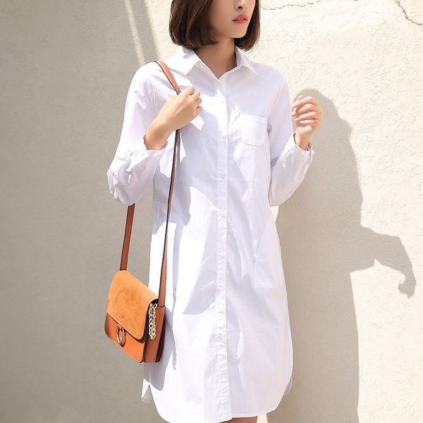 camisas largas de moda para mujer