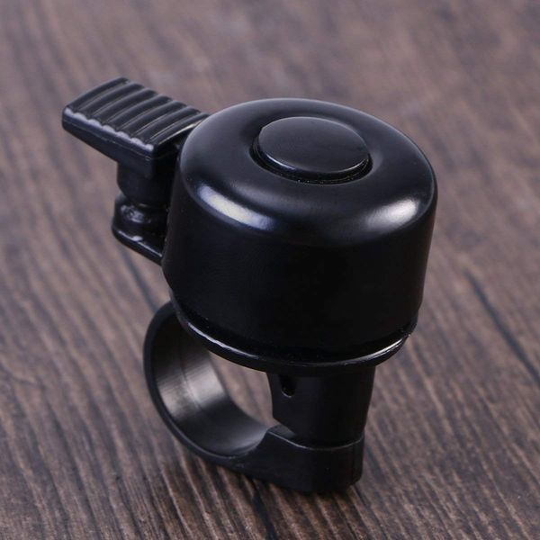 

bicycle bell for safety cycling metal ring black bike bell horn sound alarm bicycle accessory outdoor bike bell rings hot