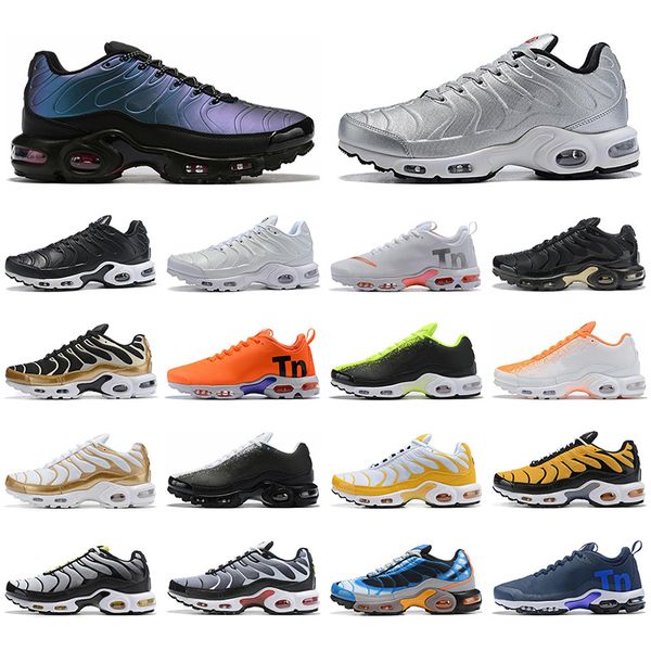 

with socks air max tn plus running shoes for men women white black sliver purple se sports sneakers mens trainers
