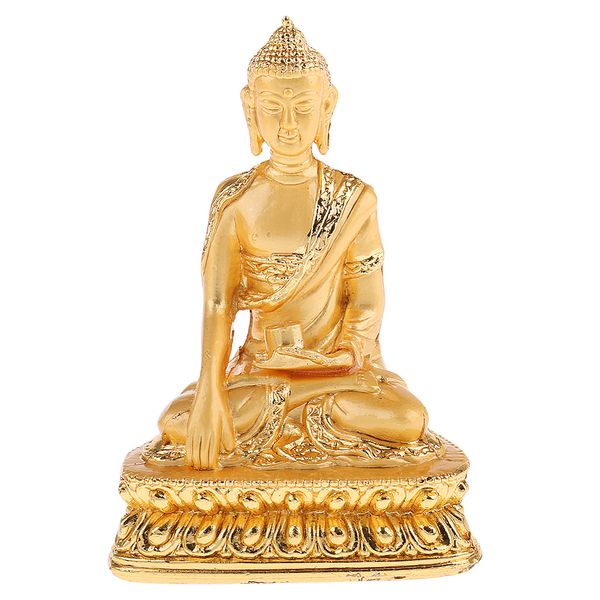 

meditataion buddha shakya muni statue sculpture alloy for home office decor