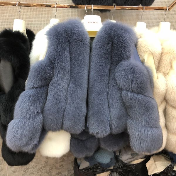 

zdfurs* new arrival women winter thick fur coat real fur vest waistcoat gilet, Black