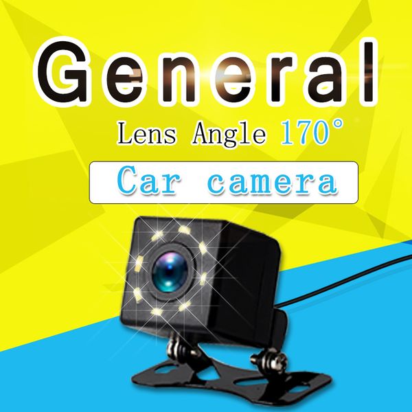 

8 leds 170 degree reverse camera rear view backup reversing hd night vision hd car