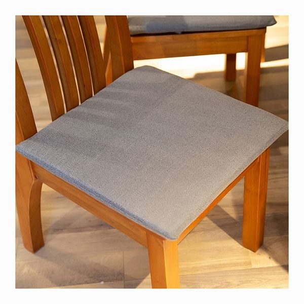 

1pc 40x40cm breathable fabric cotton filling seat cushion removable non-silp pillow reduce hip pain relieve fatigue