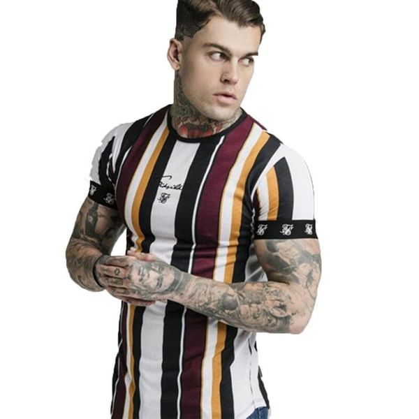 

spain man t shirt sik silk brand clothing hip hop sik t-shirt fashion casual tees tshirt siksilk t shirt men's clothing m-2xl