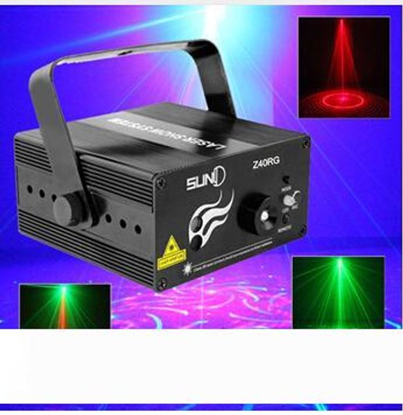 

suny rg 3 lens 40 patterns mixing laser projector stage lighting effect blue led stage lights show disco dj party lighting