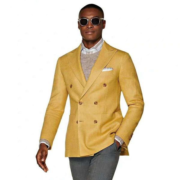 

handsome groomsmen double-breasted groom tuxedos mens wedding dress man jacket blazer prom dinner (jacket+pants+tie) a099, White;black