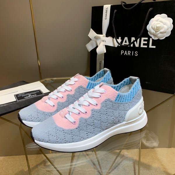 

ladies designer, casual sports shoes, fashionable high-quality and comfortable wild casual shoes, various colors with boxesaas