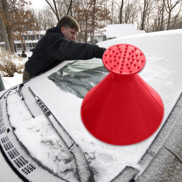 

magic cone-shaped windshield ice scraper snow shovel tool three-piece suit car washer car cleaning brush