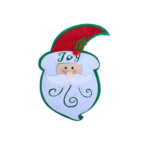 

cute lovely santa claus snowman knife fork bag holder christmas decoration decor