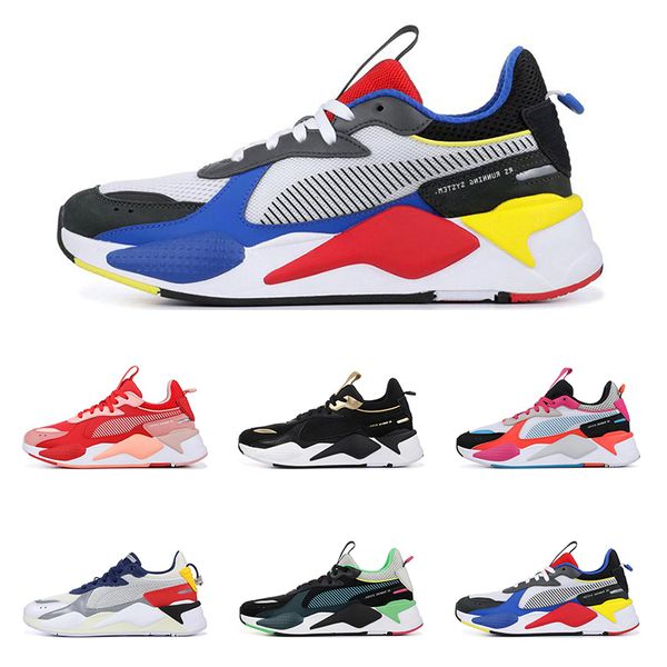 

2020 new sale rs-x men women fashion running shoes black white gold blue atoll bright peach athletic mens trainers sports sneakers size36-45