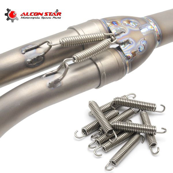 

alconstar- stainless steel motorcycle exhaust system springs fully rotatable stainless steel exhaust connect springs racing