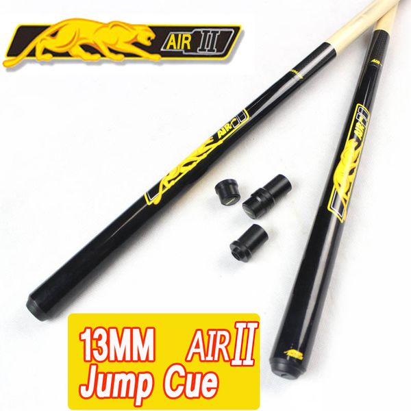 

2018 new design air ii jump billiard cue 13mm tip 108cm length jump ball arm pool center joint cue sticks billiards accessories