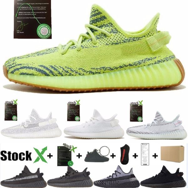 

yeezreel kanye west v2 men women running shoes blue tint yecheil yeshaya black reflective designer shoes mens sneakers j#006325 with box