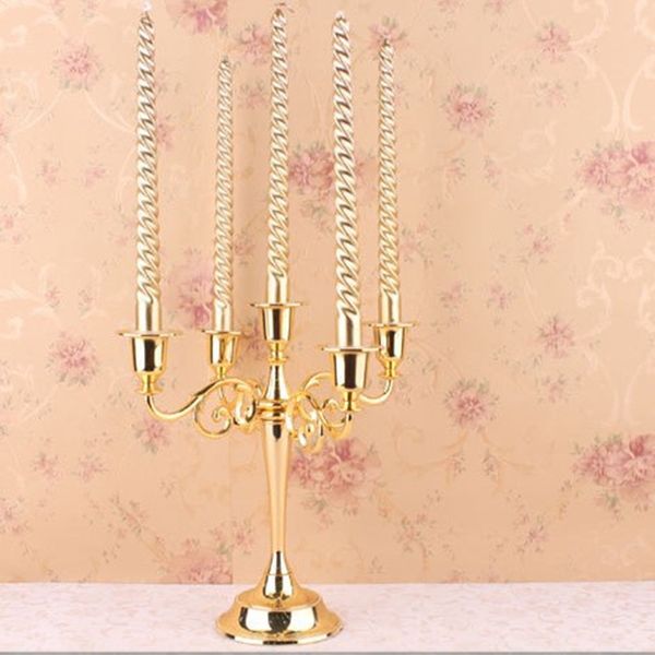 

nordic retro 5 arm candelabra table candle holders metal romantic wedding birthday props home ornaments candlelight dinner fc218