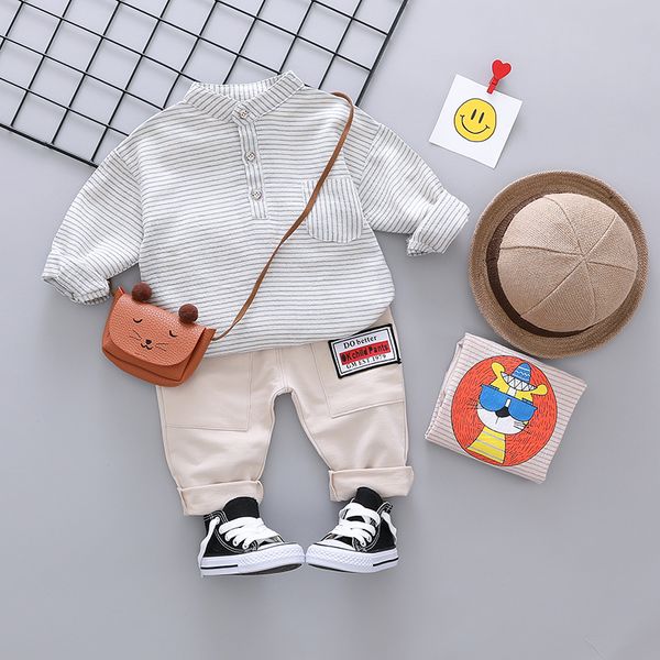 

0-4 года высокое качество мальчик девочка комплект одежды 2019 новый весенний спорт активный твердый малыш костюм детская детская одежда фут, White