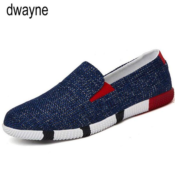 

fashion canvas shoes men loafers low breathable flat heel men's casual shoes male yuj89, Black
