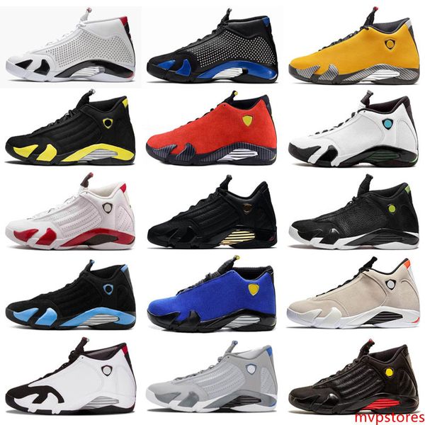 

2019 new 14 reverse ferr yellow candy cane sup red blue suede outdoor shoes men 14s black toe desert sand indiglo oxidized sneakers