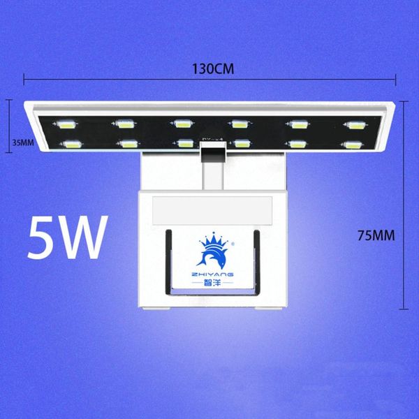 

5w/10w aquarium flexible clip led lamp fish tank over head led aquarium high brightness water clip lamp submersible lightening